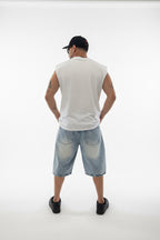 Bermuda Denim strass