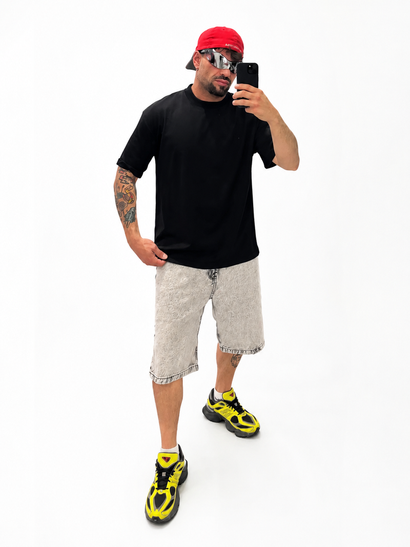 T-SHIRT OVER stampa retro