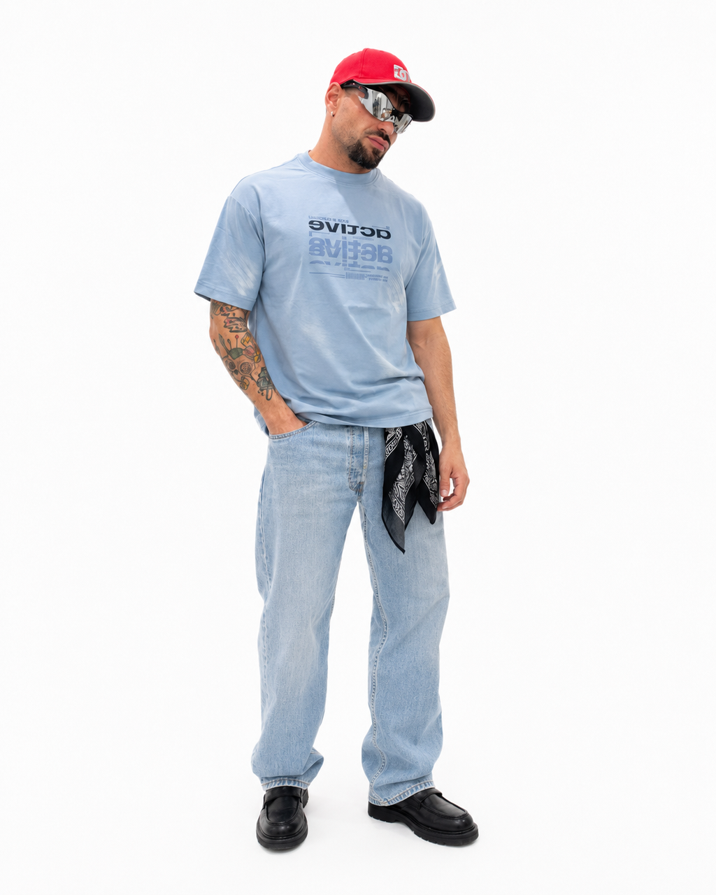 T-SHIRT ACTIVE CELESTE