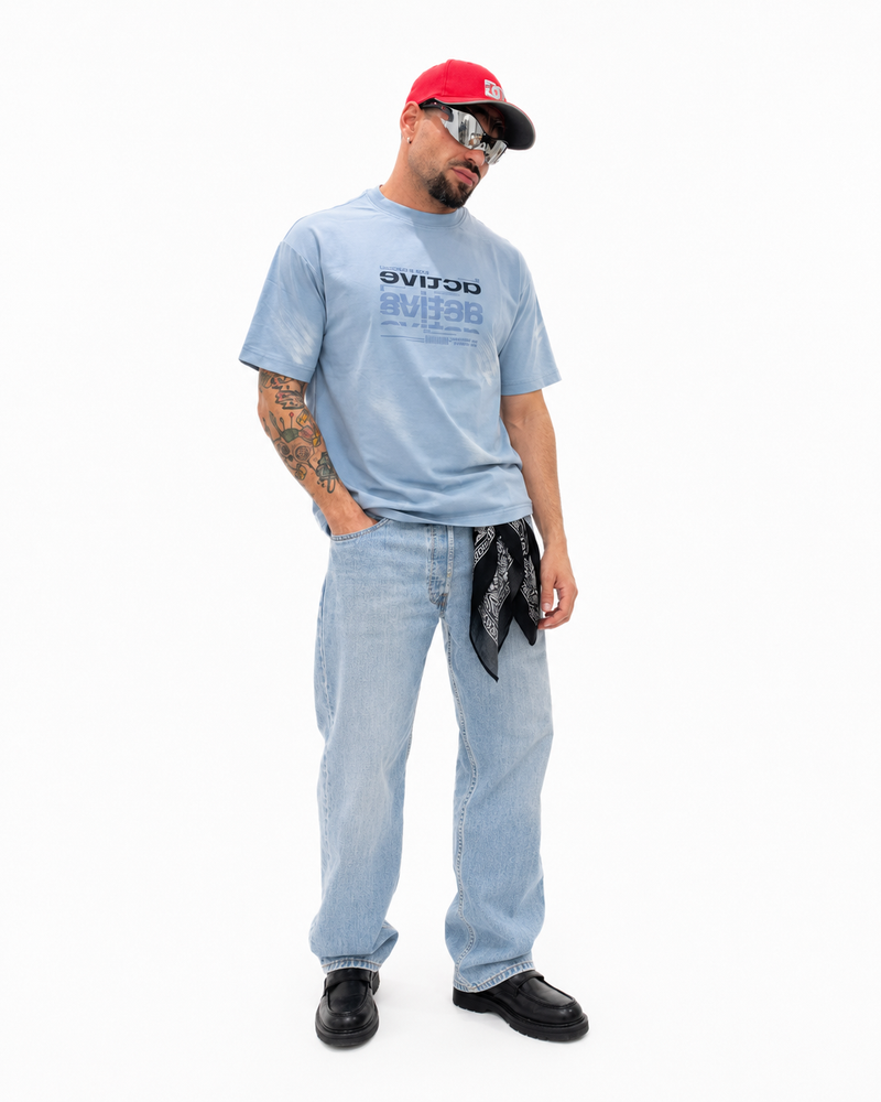T-SHIRT ACTIVE CELESTE