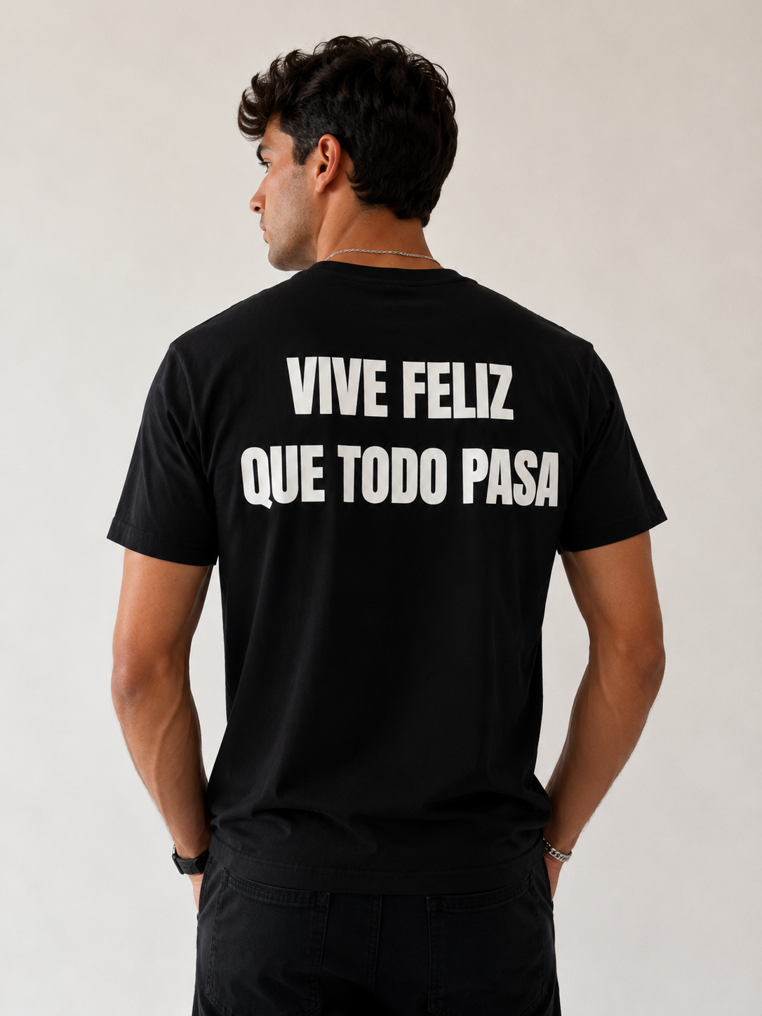 T-SHIRT VIVE FELIZ