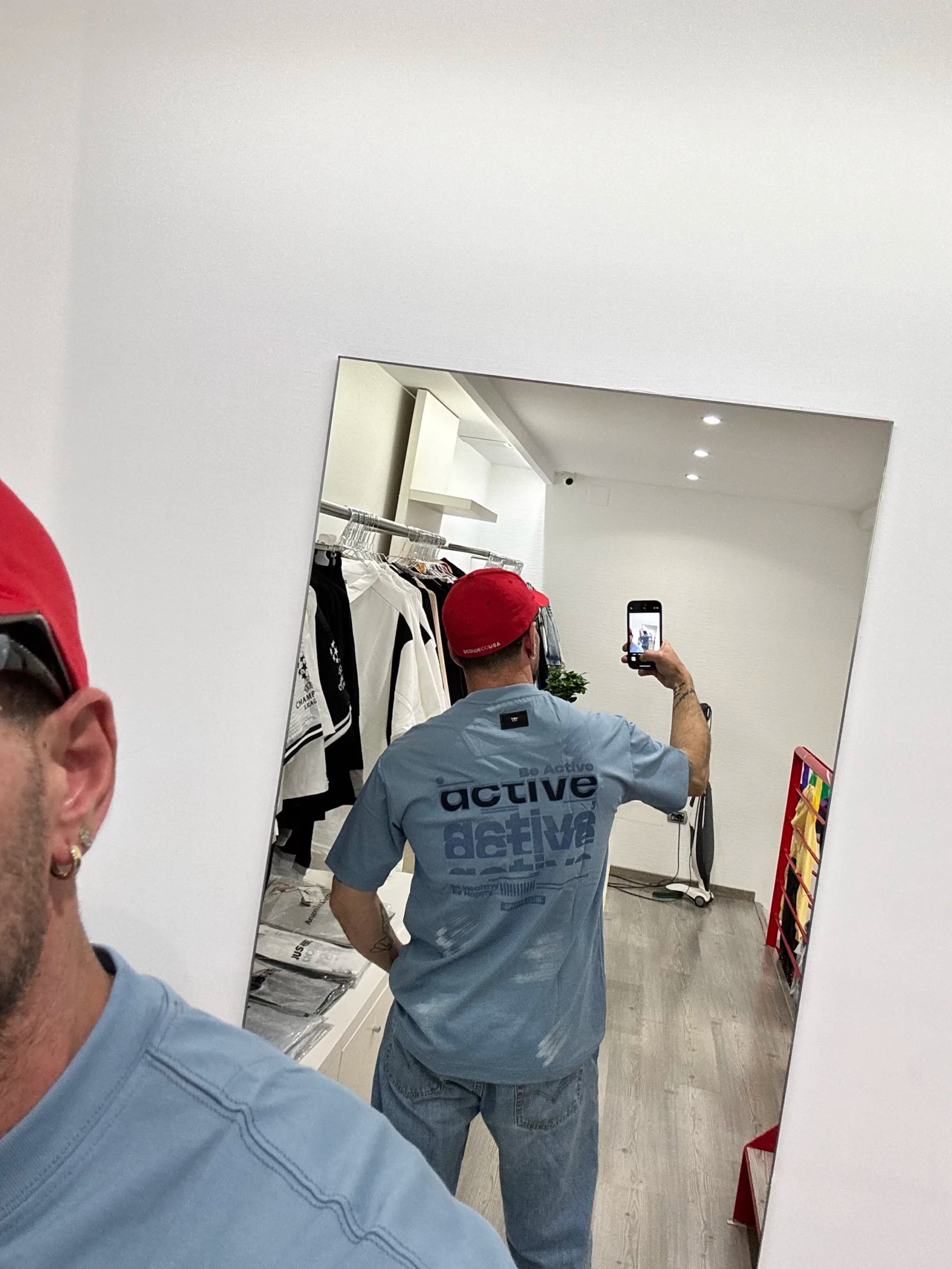 T-SHIRT ACTIVE CELESTE - immagine 2
